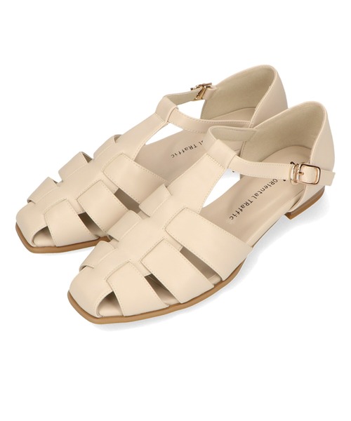 WA ORiental TRaffic（ダブルエーオリエンタルトラフィック）の「フラットグルカサンダル 32112（サンダル・レディース・ブルー/ブラック/ベージュ・S/M/L/LL/3L/SS）」の11枚目の写真