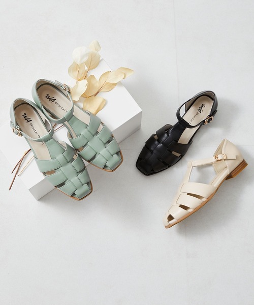 WA ORiental TRaffic（ダブルエーオリエンタルトラフィック）の「フラットグルカサンダル 32112（サンダル・レディース・ブルー/ブラック/ベージュ・S/M/L/LL/3L/SS）」の12枚目の写真