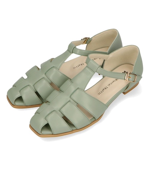 WA ORiental TRaffic（ダブルエーオリエンタルトラフィック）の「フラットグルカサンダル 32112（サンダル・レディース・ブルー/ブラック/ベージュ・S/M/L/LL/3L/SS）」の8枚目の写真