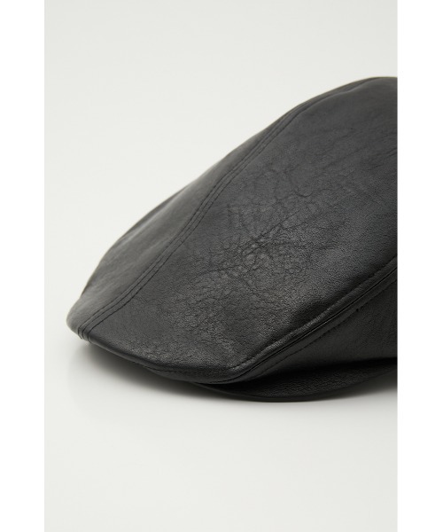 SLY(スライ)の「F/LEATHER HUNTING CAP フェイクレザー ハンティングキャップ ハンチング(ハンチング/ベレー帽・レディース・ブラック/ブラウン・FREE)」の14枚目の写真