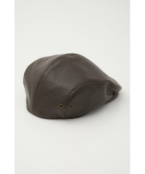 SLY(スライ)の「F/LEATHER HUNTING CAP フェイクレザー ハンティングキャップ ハンチング(ハンチング/ベレー帽・レディース・ブラック/ブラウン・FREE)」の8枚目の写真