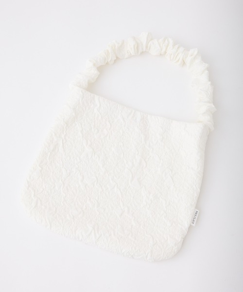 one after another NICE CLAUP（ワンアフターアナザーナイスクラップ）の「しぼしぼトートバック（トートバッグ・レディース・ブラック/ベージュ/アイボリー・FREE）」の12枚目の写真