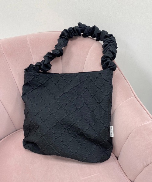 one after another NICE CLAUP（ワンアフターアナザーナイスクラップ）の「しぼしぼトートバック（トートバッグ・レディース・ブラック/ベージュ/アイボリー・FREE）」の20枚目の写真