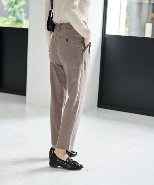 STYLE DELI(スタイルデリ)の「【Made in JAPAN】裏微起毛ストレッチタック留めパンツ(その他パンツ・レディース・キャメル/バーガンディー/ブラウン系・SMALL/MEDIUM)」の5枚目の写真