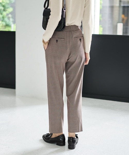 STYLE DELI(スタイルデリ)の「【Made in JAPAN】裏微起毛ストレッチタック留めパンツ(その他パンツ・レディース・キャメル/バーガンディー/ブラウン系・SMALL/MEDIUM)」の7枚目の写真