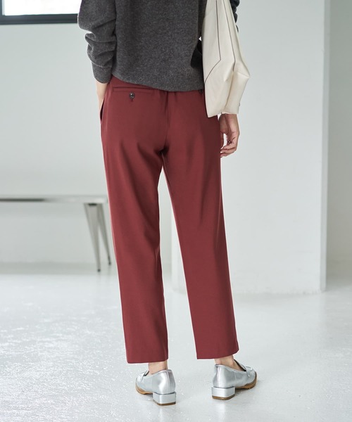 STYLE DELI(スタイルデリ)の「【Made in JAPAN】裏微起毛ストレッチタック留めパンツ(その他パンツ・レディース・キャメル/バーガンディー/ブラウン系・SMALL/MEDIUM)」の20枚目の写真