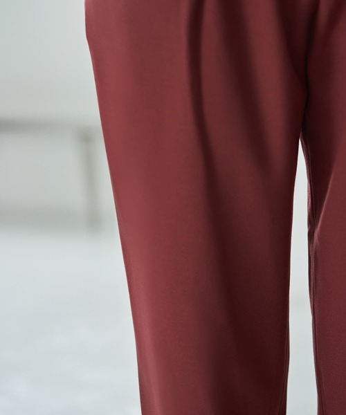 STYLE DELI(スタイルデリ)の「【Made in JAPAN】裏微起毛ストレッチタック留めパンツ(その他パンツ・レディース・キャメル/バーガンディー/ブラウン系・SMALL/MEDIUM)」の21枚目の写真