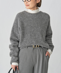 【OVAL SQUARE / オーヴァルスクエア】 クルーネックニット