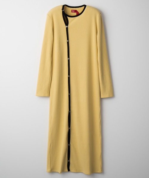 led.tokyo（レッドトウキョウ）の「【led.tokyo】スリットリブワンピース（ワンピース・レディース・ブラック/イエロー・FREE）」の20枚目の写真