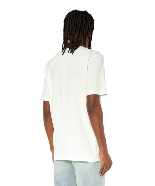 DIESEL（ディーゼル）の「メンズ Tシャツ クルーネック（Tシャツ/カットソー・メンズ・ブラック/ホワイト・LARGE/XXX-LARGE/MEDIUM/SMALL/X-LARGE/X-SMALL/XX-LARGE）」の3枚目の写真