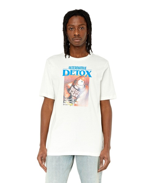 DIESEL（ディーゼル）の「メンズ Tシャツ クルーネック（Tシャツ/カットソー・メンズ・ブラック/ホワイト・LARGE/XXX-LARGE/MEDIUM/SMALL/X-LARGE/X-SMALL/XX-LARGE）」の7枚目の写真