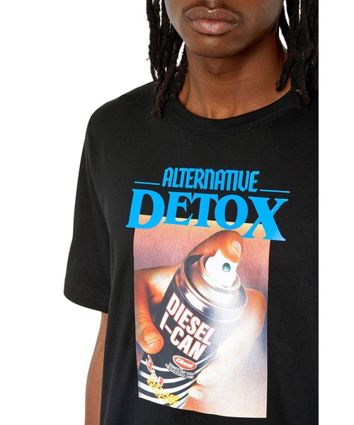 DIESEL ディーゼル メンズ Tシャツ クルーネック 半袖 3枚セット