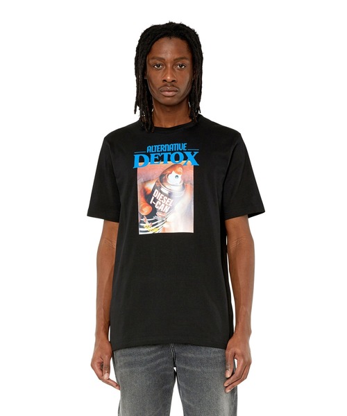 DIESEL（ディーゼル）の「メンズ Tシャツ クルーネック（Tシャツ/カットソー・メンズ・ブラック/ホワイト・LARGE/XXX-LARGE/MEDIUM/SMALL/X-LARGE/X-SMALL/XX-LARGE）」の12枚目の写真