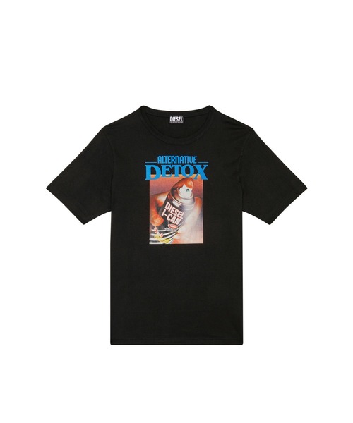 DIESEL ディーゼル Tシャツ・カットソー 黒 XXS 0277725Y0009 セール】DIESEL（ディーゼル）Kids & Junior コットンTシャツ