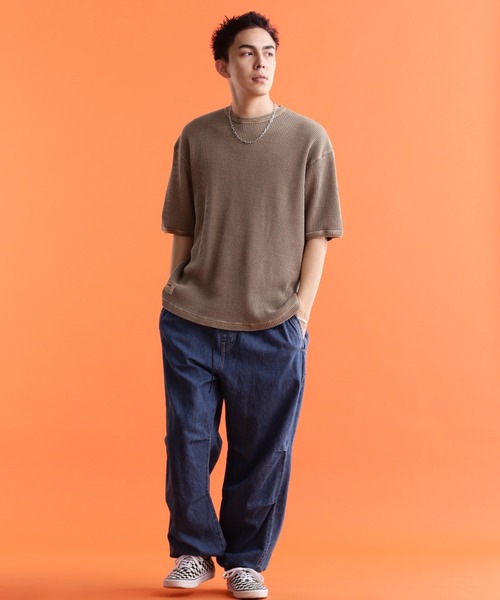 セール】schott/ショット/THERMAL PIGMENT O/D S/S T-SHIRT