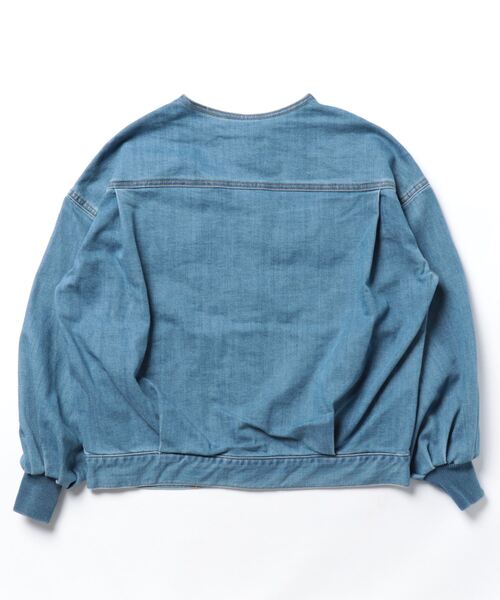 Gready Brilliant(グレディブリリアン)の「パフSVクルーGジャン(デニムジャケット・レディース・ブルー系・FREE)」の19枚目の写真
