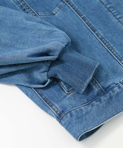 Gready Brilliant(グレディブリリアン)の「パフSVクルーGジャン(デニムジャケット・レディース・ブルー系・FREE)」の17枚目の写真