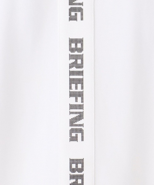 BRIEFING（ブリーフィング）の「【ブリーフィングゴルフ】WOMENS BACK LOGO LINE HIGH NECK RELAXED FIT（ポロシャツ・レディース・ホワイト/グレー/ベージュ/ネイビー/ブラック・M/S）」の7枚目の写真