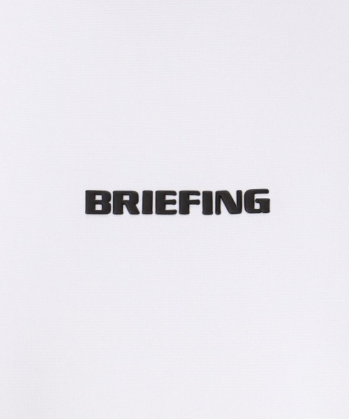 BRIEFING（ブリーフィング）の「【ブリーフィングゴルフ】WOMENS BACK LOGO LINE HIGH NECK RELAXED FIT（ポロシャツ・レディース・ホワイト/グレー/ベージュ/ネイビー/ブラック・M/S）」の9枚目の写真