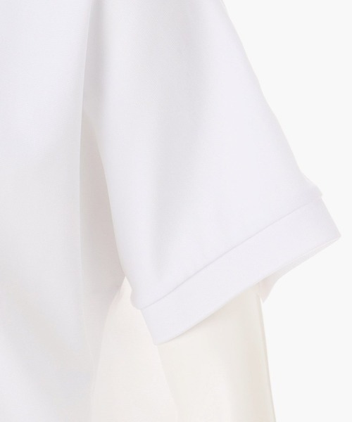 BRIEFING（ブリーフィング）の「【ブリーフィングゴルフ】WOMENS BACK LOGO LINE HIGH NECK RELAXED FIT（ポロシャツ・レディース・ホワイト/グレー/ベージュ/ネイビー/ブラック・M/S）」の10枚目の写真