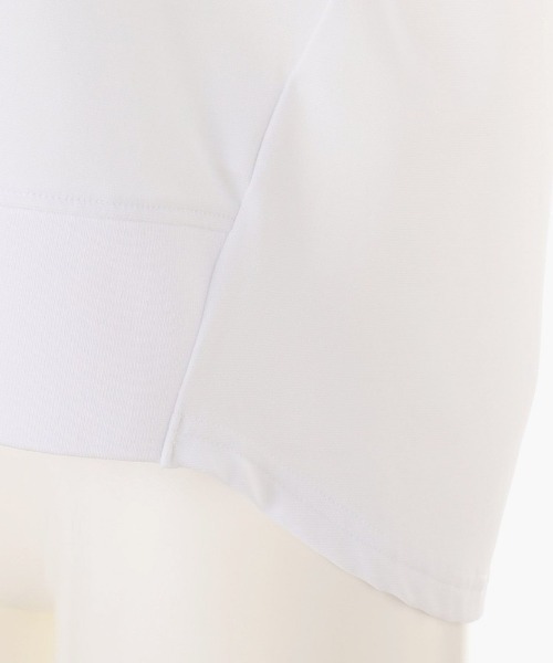 BRIEFING（ブリーフィング）の「【ブリーフィングゴルフ】WOMENS BACK LOGO LINE HIGH NECK RELAXED FIT（ポロシャツ・レディース・ホワイト/グレー/ベージュ/ネイビー/ブラック・M/S）」の11枚目の写真