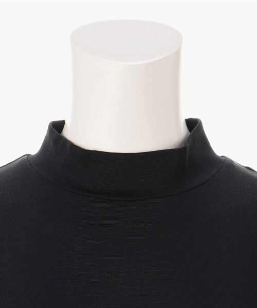 BRIEFING（ブリーフィング）の「【ブリーフィングゴルフ】WOMENS BACK LOGO LINE HIGH NECK RELAXED FIT（ポロシャツ・レディース・ホワイト/グレー/ベージュ/ネイビー/ブラック・M/S）」の15枚目の写真