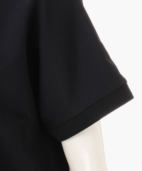 BRIEFING（ブリーフィング）の「【ブリーフィングゴルフ】WOMENS BACK LOGO LINE HIGH NECK RELAXED FIT（ポロシャツ・レディース・ホワイト/グレー/ベージュ/ネイビー/ブラック・M/S）」の17枚目の写真