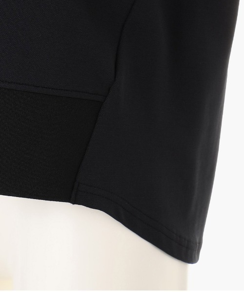 BRIEFING（ブリーフィング）の「【ブリーフィングゴルフ】WOMENS BACK LOGO LINE HIGH NECK RELAXED FIT（ポロシャツ・レディース・ホワイト/グレー/ベージュ/ネイビー/ブラック・M/S）」の18枚目の写真