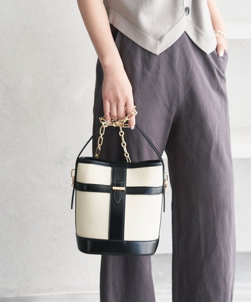 LE TALON(ルタロン)の「LE TALON DUO DRUM BAG(トートバッグ・レディース・ブラック・FREE)」の1枚目の写真