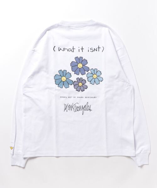 (What it isNt)ART BY MARKGONZALES(ワットイットイズント)の「【(What it isNt)】イラストロンT(Tシャツ/カットソー・メンズ・ホワイト/グリーン/ブラック/サックスブルー/イエロー/グレー・L/M/XL/S)」の9枚目の写真