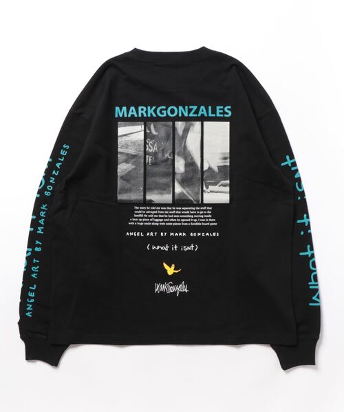 (What it isNt)ART BY MARKGONZALES(ワットイットイズント)の「【(What it isNt)】イラストロンT(Tシャツ/カットソー・メンズ・ホワイト/グリーン/ブラック/サックスブルー/イエロー/グレー・L/M/XL/S)」の10枚目の写真