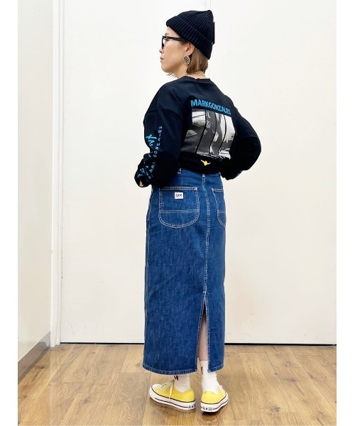 (What it isNt)ART BY MARKGONZALES(ワットイットイズント)の「【(What it isNt)】イラストロンT(Tシャツ/カットソー・メンズ・ホワイト/グリーン/ブラック/サックスブルー/イエロー/グレー・L/M/XL/S)」の18枚目の写真
