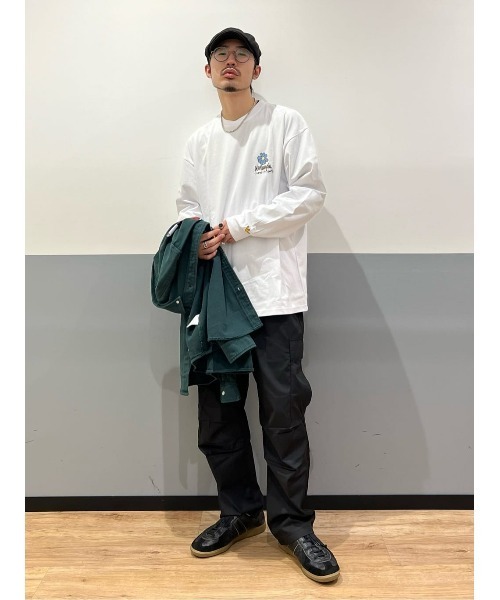 (What it isNt)ART BY MARKGONZALES(ワットイットイズント)の「【(What it isNt)】イラストロンT(Tシャツ/カットソー・メンズ・ホワイト/グリーン/ブラック/サックスブルー/イエロー/グレー・L/M/XL/S)」の15枚目の写真