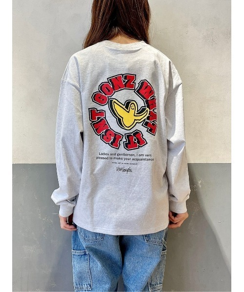 (What it isNt)ART BY MARKGONZALES(ワットイットイズント)の「【(What it isNt)】イラストロンT(Tシャツ/カットソー・メンズ・ホワイト/グリーン/ブラック/サックスブルー/イエロー/グレー・L/M/XL/S)」の22枚目の写真