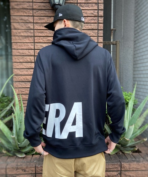 NEW ERA（ニューエラ）の「NEW ERA/ニューエラ オーバーサイズパーカー プルオーバーフーディ/吸汗速乾 帯電防止/ビッグロゴ ...