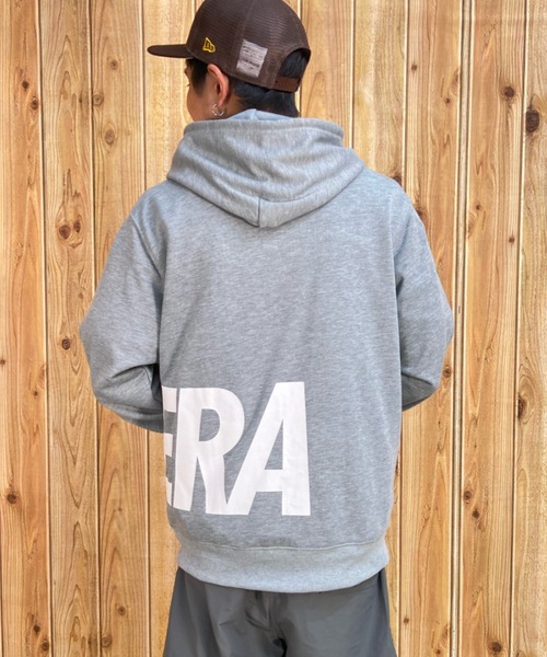 NEW ERA（ニューエラ）の「NEW ERA/ニューエラ オーバーサイズパーカー プルオーバーフーディ/吸汗速乾 帯電防止/ビッグロゴ ...