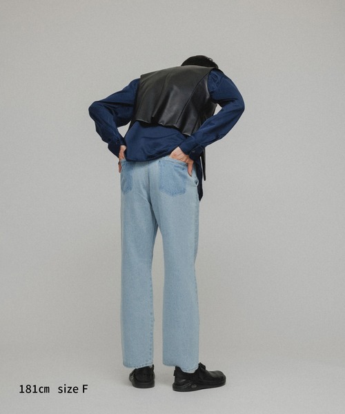 M TO R（ムウトアール）の「［TOPS］FAUX LEATHER CROPPED DESIGN VEST（ベスト・レディース・ブラック・FREE）」の15枚目の写真