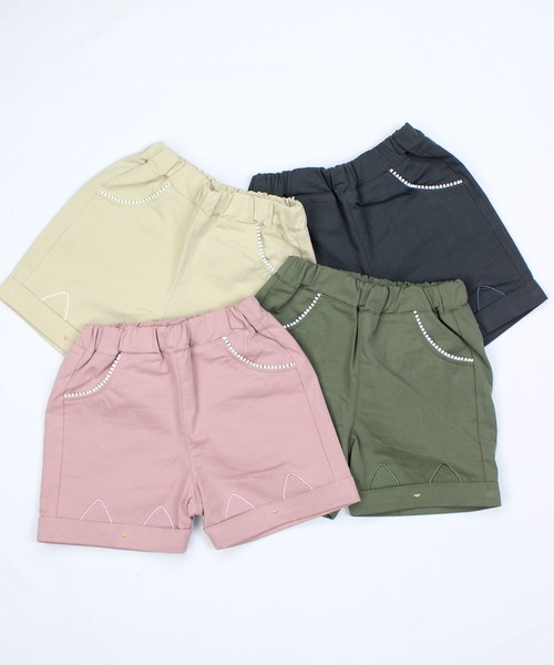 SKAPE(エスケープ)の「ネコミミショートパンツ(その他パンツ・キッズ・グリーン/ベージュ/ブラック/ピンク・100cm/80cm/110cm/120cm/90cm/130cm)」の12枚目の写真