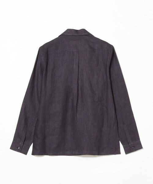 【美品】 Massimo d'Augusto TEOリネンシャツジャケット 別注】Massimo d'Augusto / TEO リネン シャツジャケット