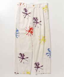 【Sasquatchfabrix./ サスクワァッチファブリックス】FLOWER DYES SLACKS