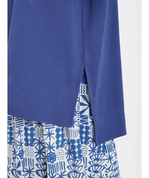 sm2rhythm（サマンサモスモスリズム）の「肩ボタン長袖プルオーバー（Tシャツ/カットソー・レディース・キナリ/グリーン/ネイビー・ﾌﾘ-）」の14枚目の写真