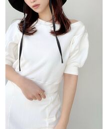 RESEXXY | ミニ裏毛クロップドトップス【セットアップ着用可能】(スウェット)