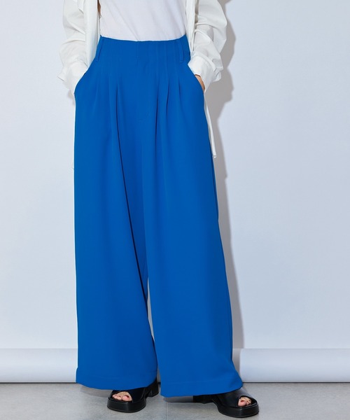 Lui's（ルイス）の「【23SS】ボリュームタックワイドパンツ