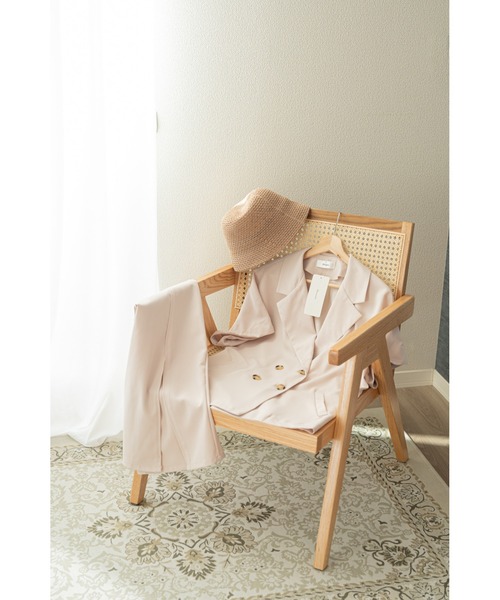 Amourire（アムリール）の「【yumi.コラボ】大人の休日STYLE。ロングスリットナロースカート（スカート・レディース・ブラウン/ベージュ・M/S）」の4枚目の写真