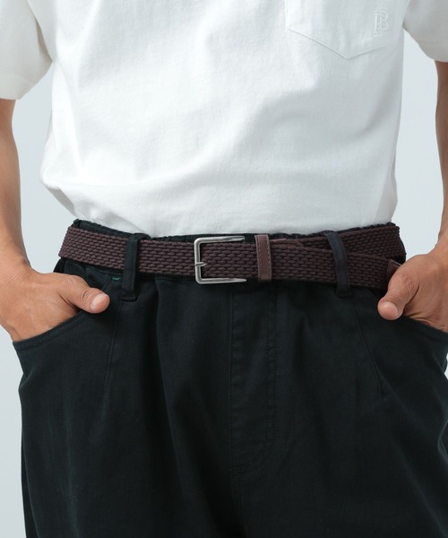 BAYFLOW（ベイフロー）の「ゴムメッシュベルト（ベルト・メンズ・ブラック/ベージュ/ブラウン/その他1/その他2・FREE）」の3枚目の写真