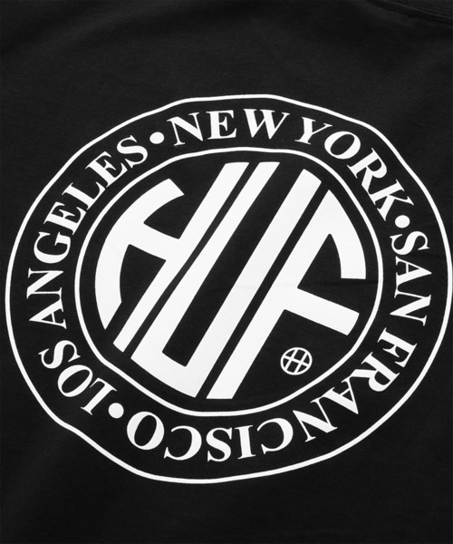 HUF(ハフ)の「REGIONAL TEE / HUF Tシャツ(Tシャツ/カットソー・メンズ・ブラック/アッシュグレー/スモーキーグリーン系/ホワイト・XX-LARGE/LARGE/MEDIUM/X-LARGE/SMALL/X-SMALL)」の7枚目の写真