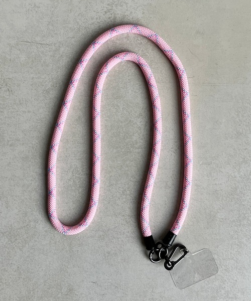 CPCM(シーピーシーエム)の「太コードスマホショルダー(スマホグッズ・レディース・カーキ/オレンジ/ブラック/ピンク・FREE)」の1枚目の写真