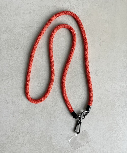 CPCM(シーピーシーエム)の「太コードスマホショルダー(スマホグッズ・レディース・カーキ/オレンジ/ブラック/ピンク・FREE)」の4枚目の写真