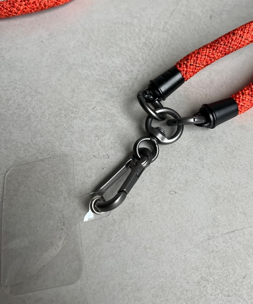 CPCM(シーピーシーエム)の「太コードスマホショルダー(スマホグッズ・レディース・カーキ/オレンジ/ブラック/ピンク・FREE)」の9枚目の写真