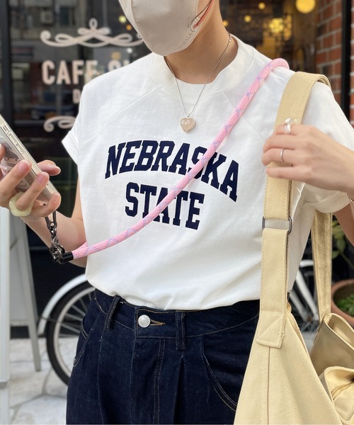 CPCM(シーピーシーエム)の「太コードスマホショルダー(スマホグッズ・レディース・カーキ/オレンジ/ブラック/ピンク・FREE)」の12枚目の写真